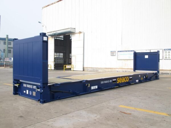 20ft / 40ft Flat Rack Shipping Container – Heavy & Oversized Cargo Solution