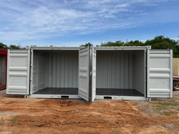 20FT Side Opening White Shipping Container – Full Side Access & Premium Finish