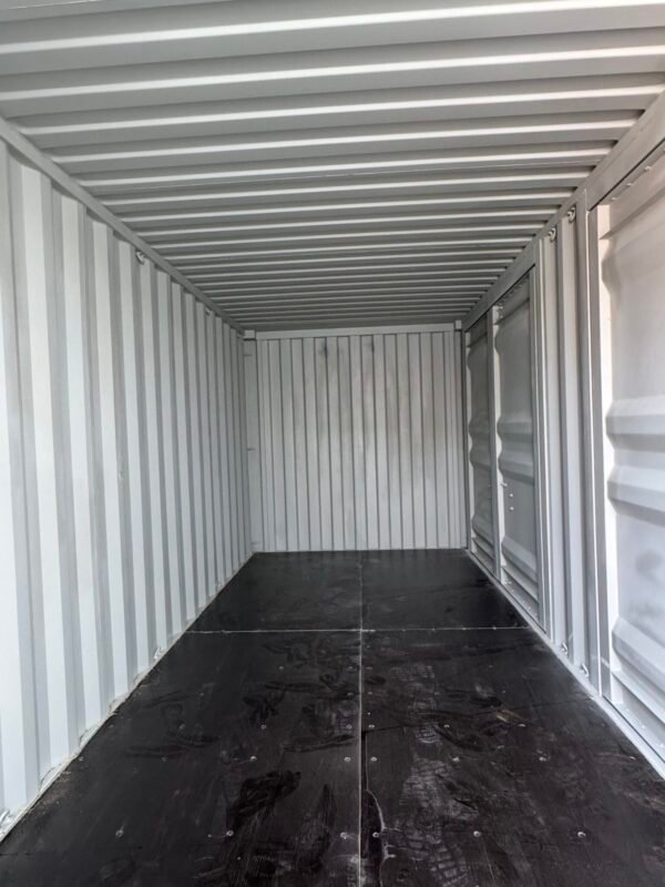 20FT Side Opening White Shipping Container – Full Side Access & Premium Finish